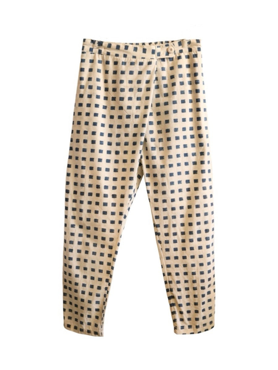 Unisex Souk Pant in Hand Block Print
