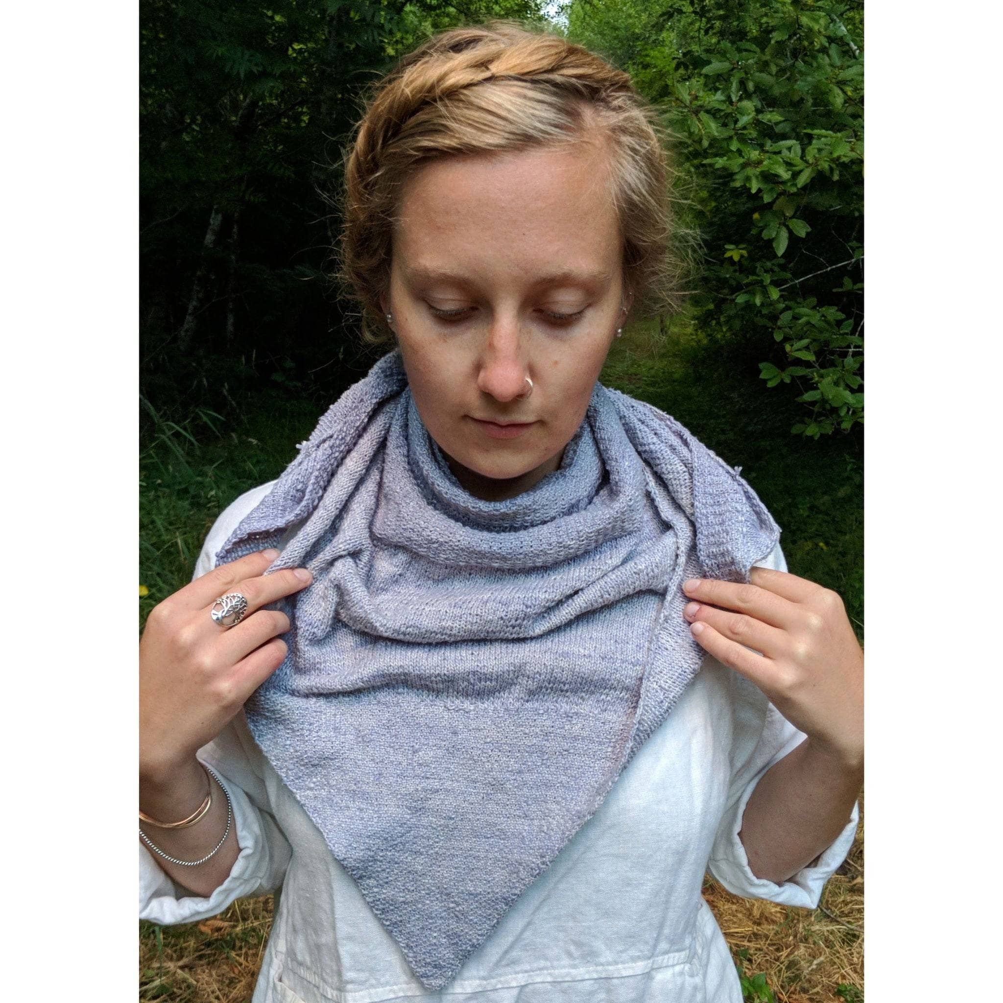 Serendipity Lace Weight Silk Shawl Knit Kit