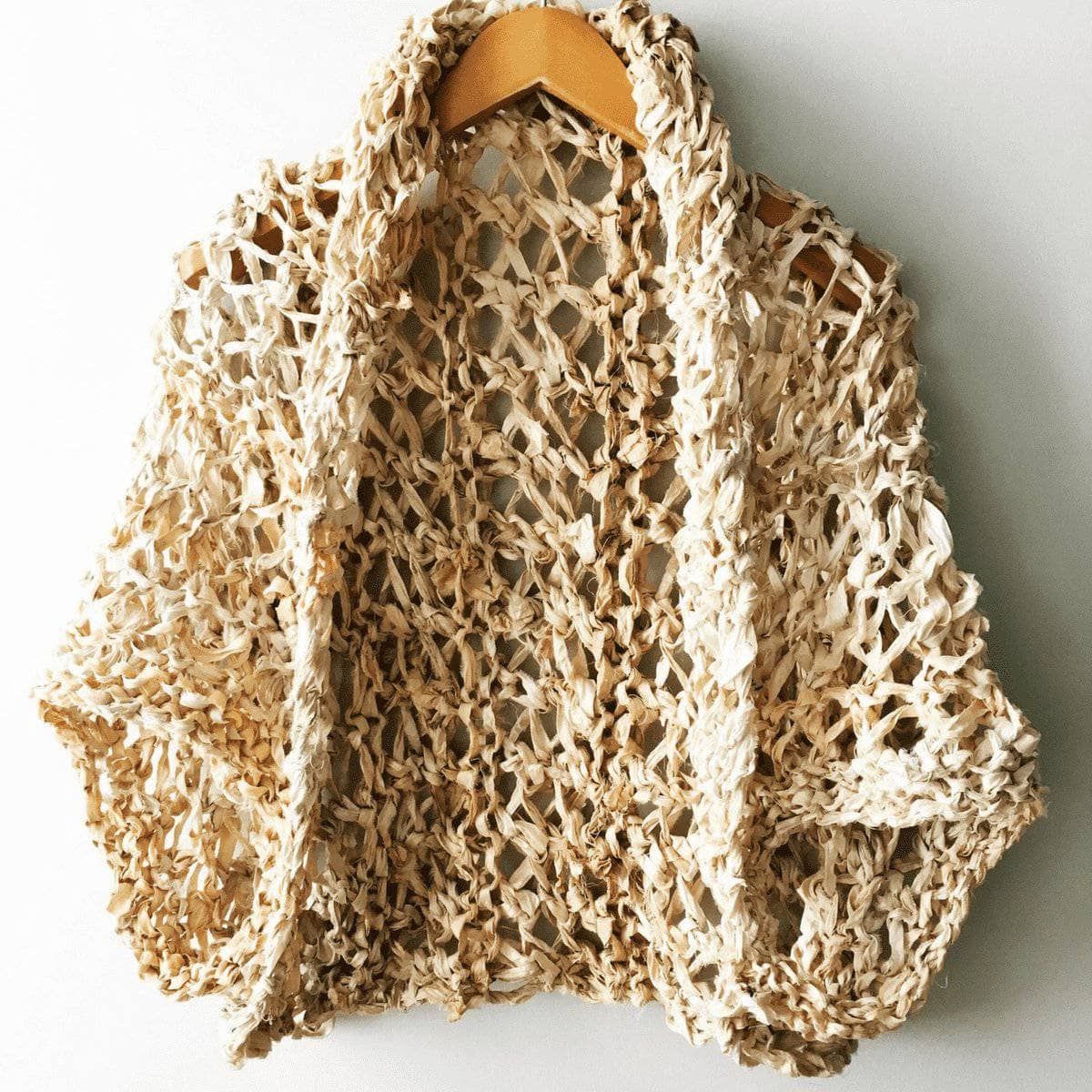 Silk Garter + Lace Summer Cocoon Coat Knit Kit