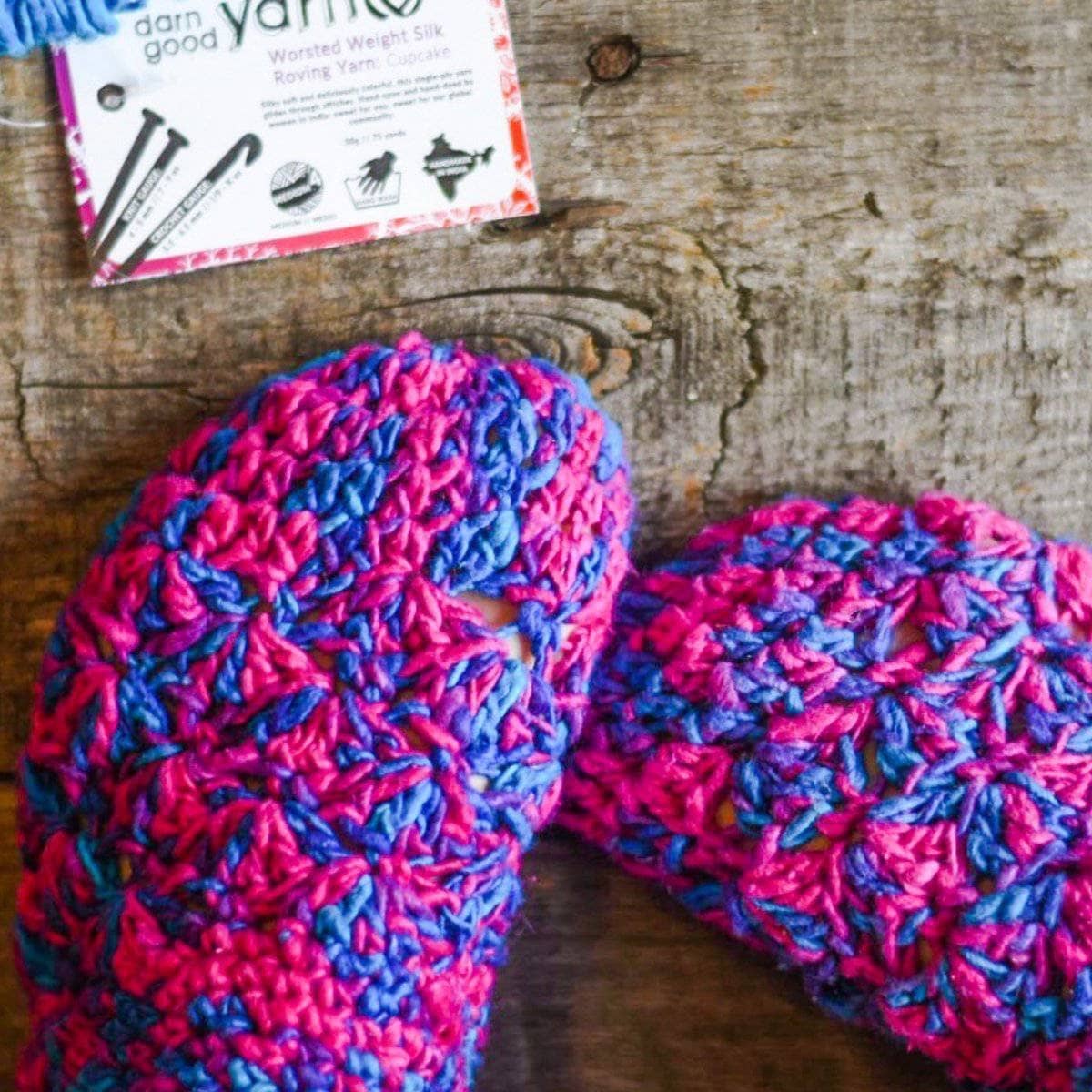 Silk Mer-Slippers Crochet Kit