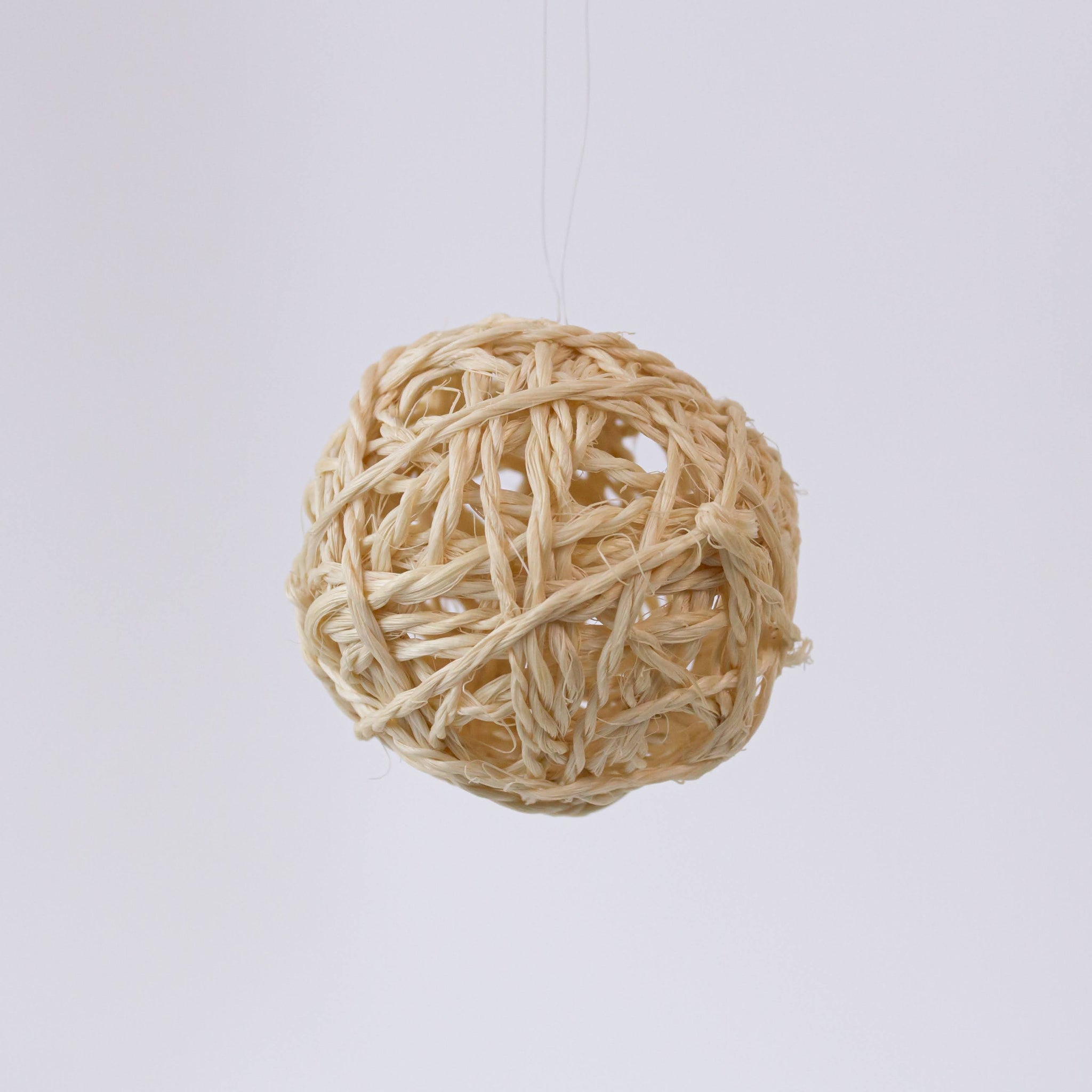 Sisal Ball Ornament Set