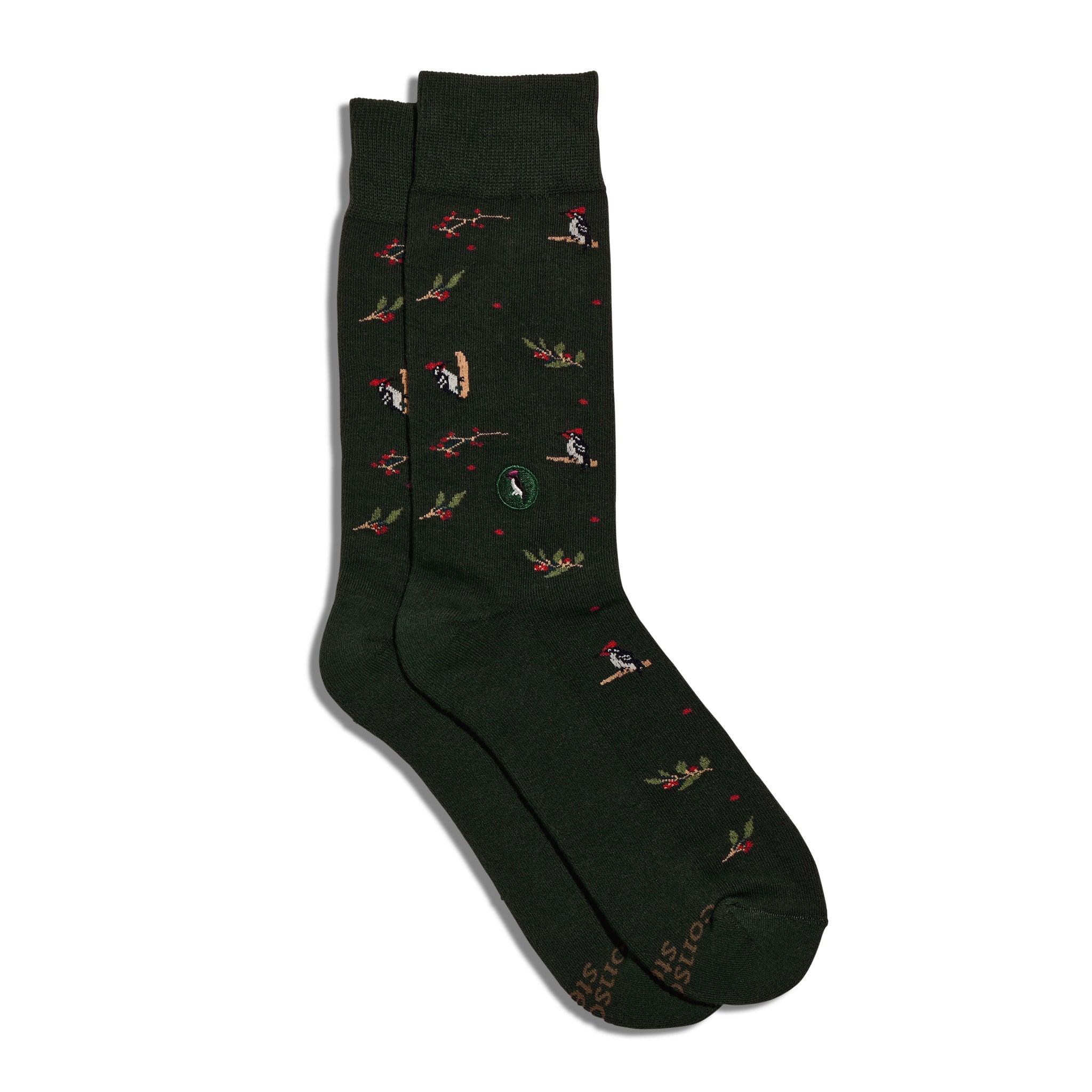 Socks that Protect Woodpeckers