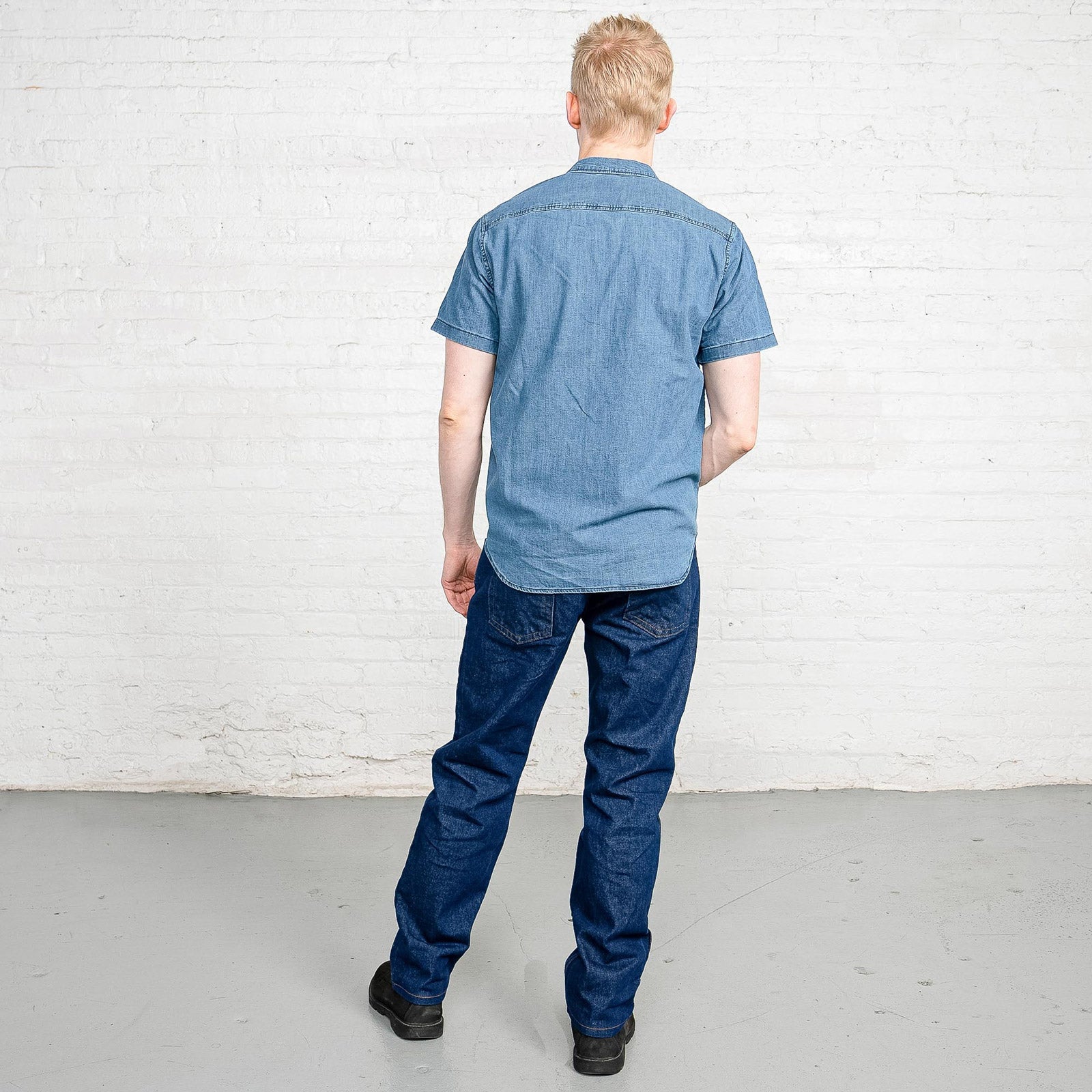 100% Cotton Tailored Fit Dark Wash