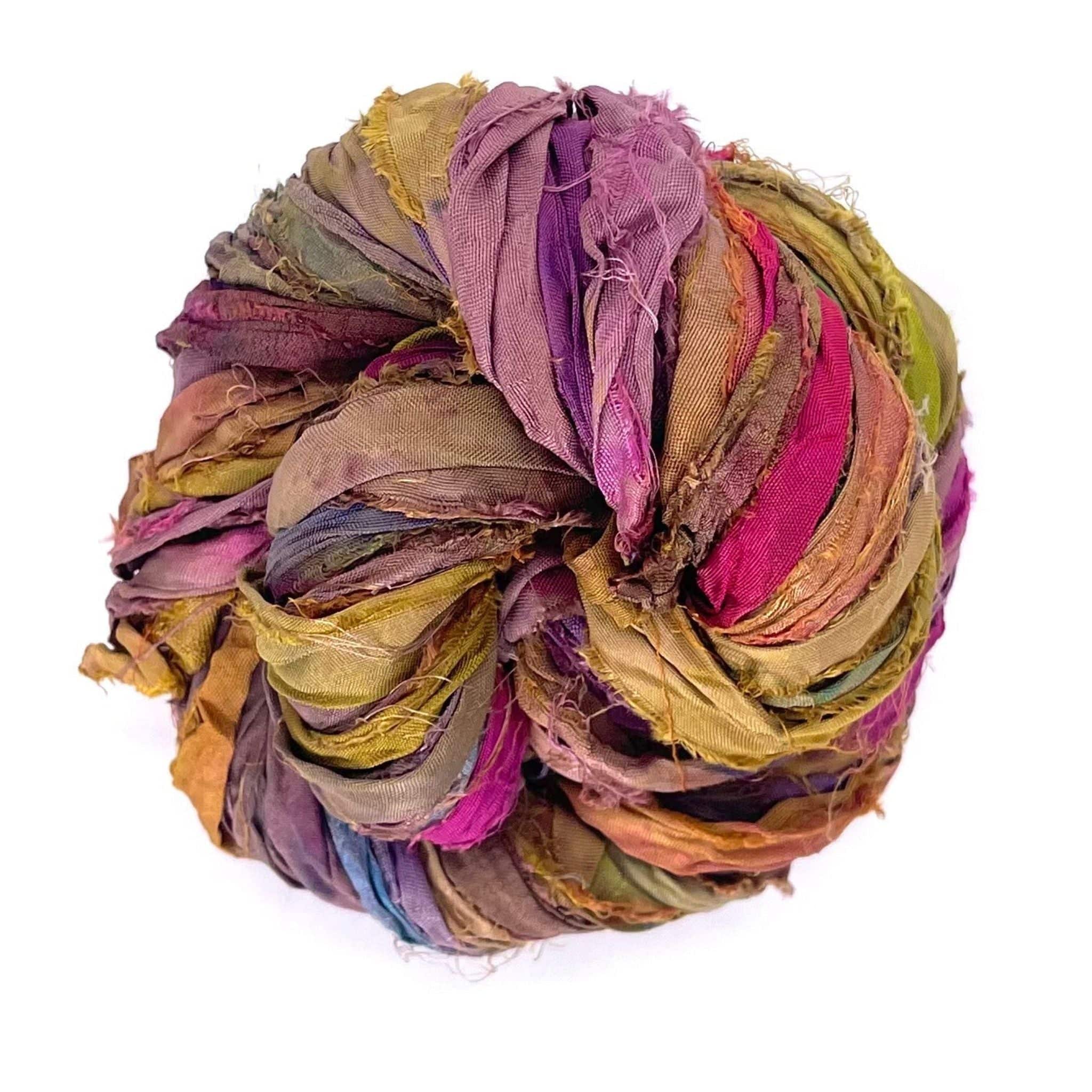Artisan Recycled Sari Ribbon – Sari Treasures in Every Strand