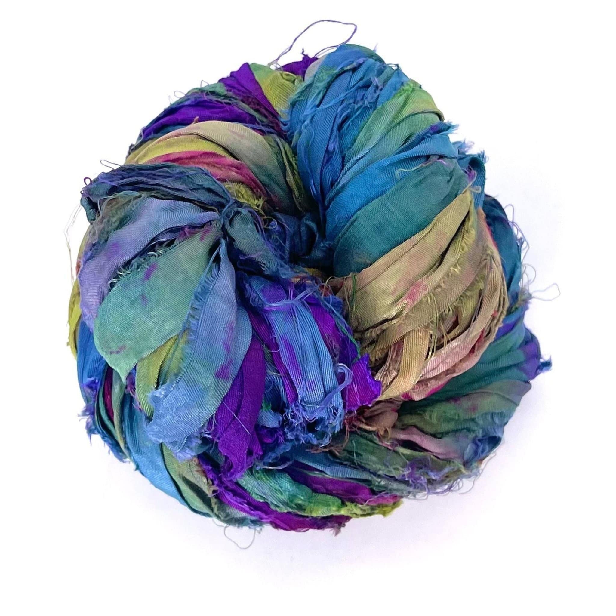Artisan Recycled Sari Ribbon – Sari Treasures in Every Strand