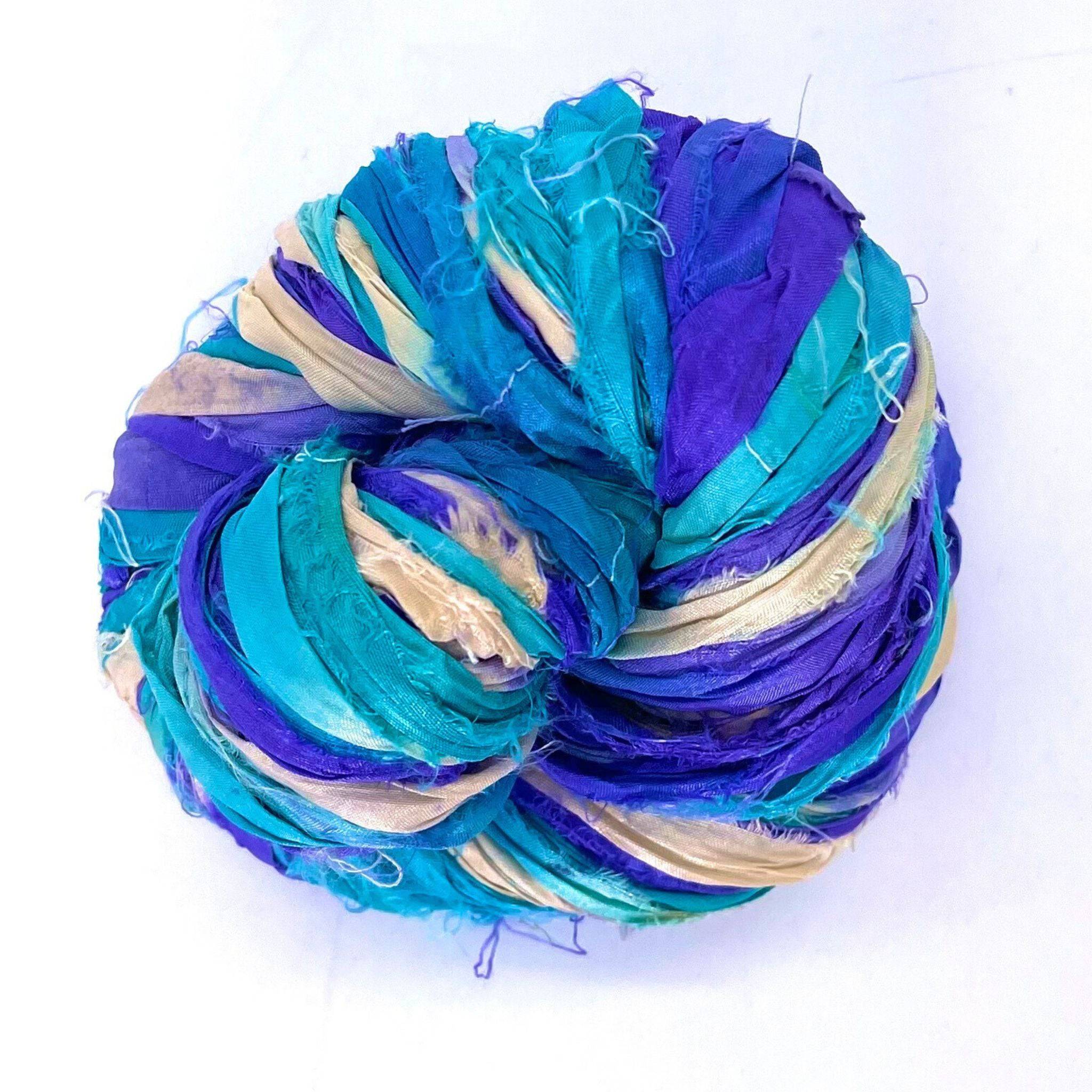 Artisan Recycled Sari Ribbon – Sari Treasures in Every Strand