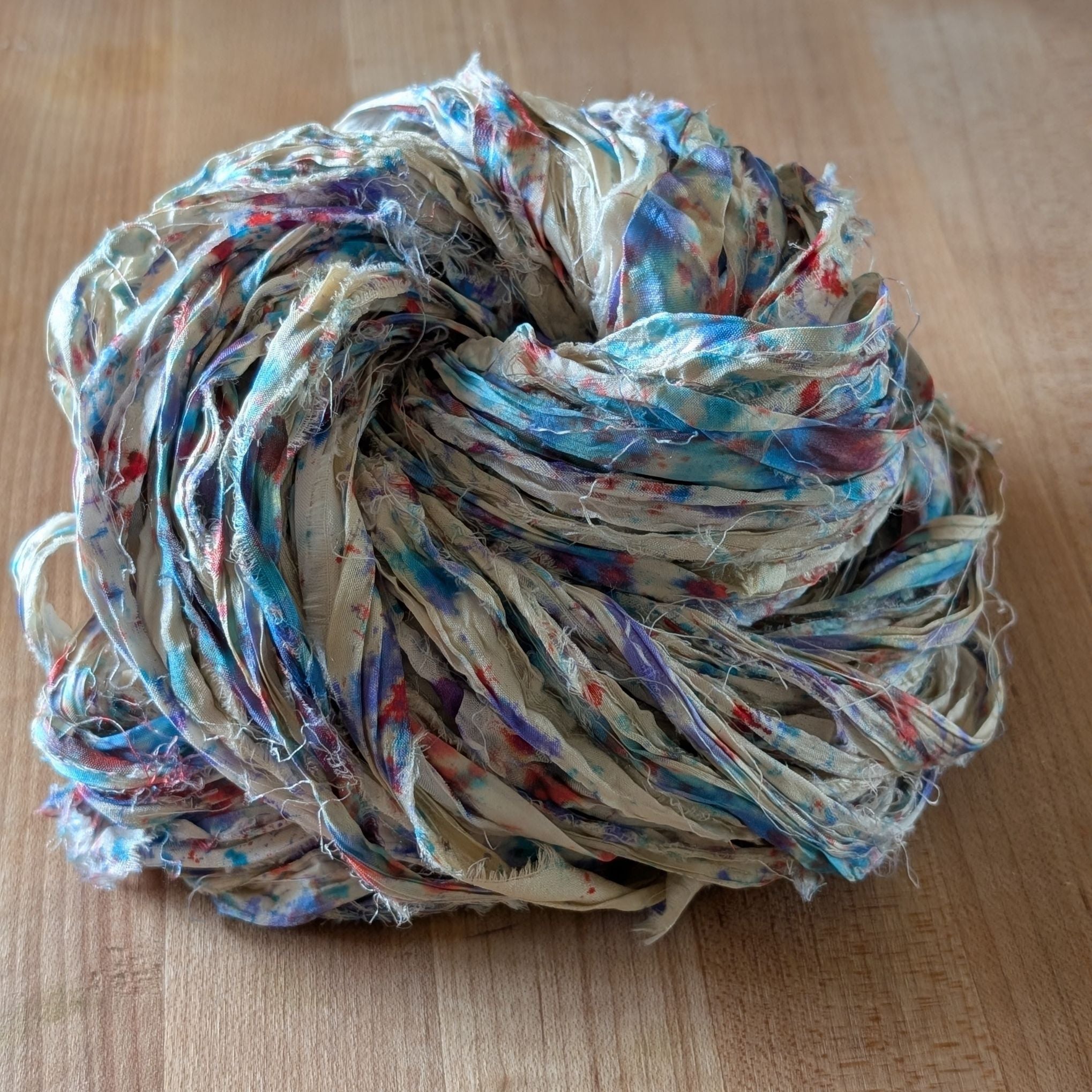 Artisan Recycled Sari Ribbon – Sari Treasures in Every Strand